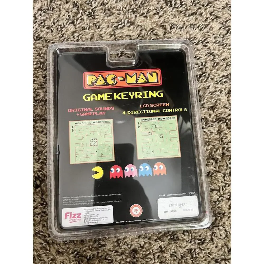 Pac-Man Game‎ Keyring Handheld Console